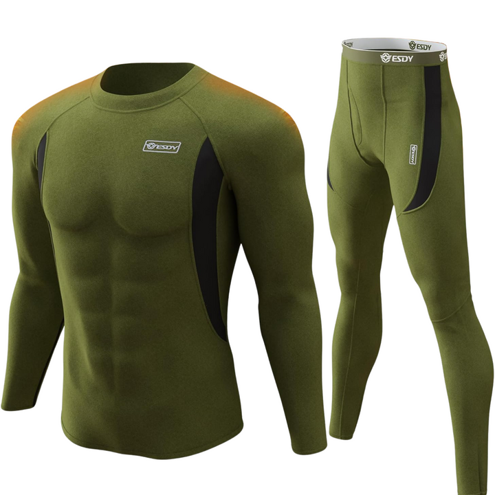 Cold weather clothing thermal set autumn and winter collection