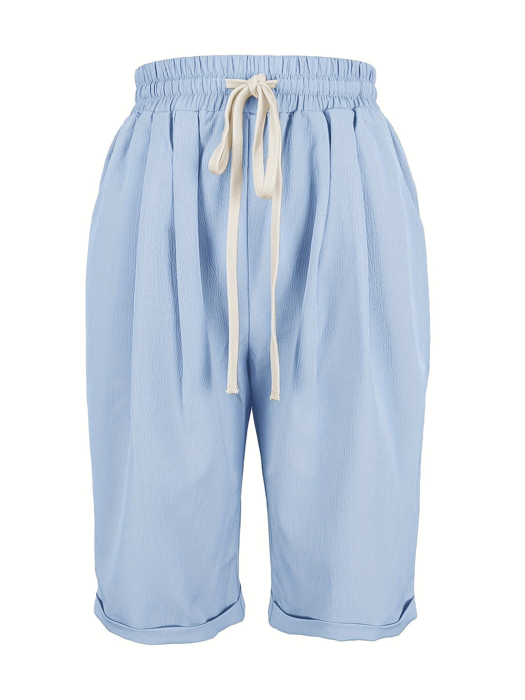 Womens relaxed capri pants in a comfortable casual fit for summer wear