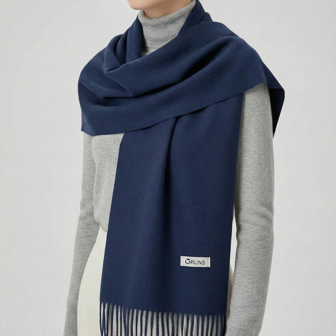 Charming women's cozy scarf for chilly days