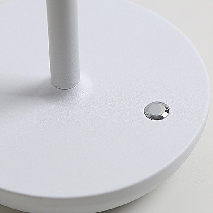 Ambient LED desk lamp with touch control brightness settings