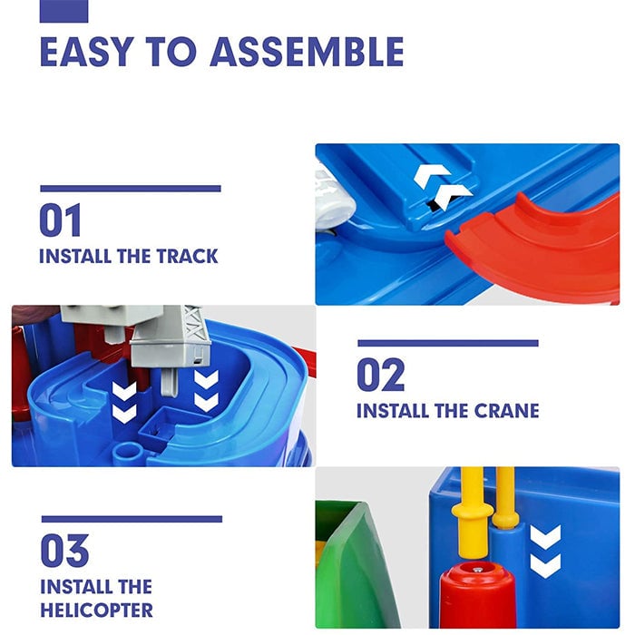 Colorful educational activity track toy boxed as a perfect kids gift