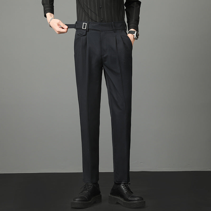 Stylish mens fashion trousers featuring a comfortable stretch design