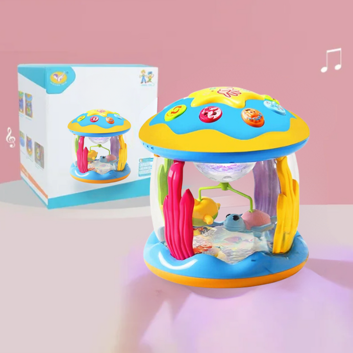 WonderSpin musical carousel toy for babies with packaging box