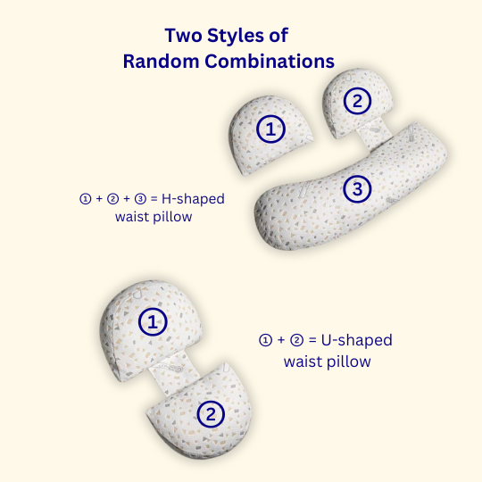 Side sleeper pregnancy pillow showing full body contour support