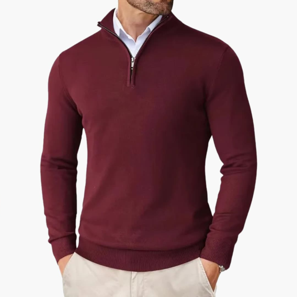 Sawyer | Men’s Quarter-Zip Knit Sweater