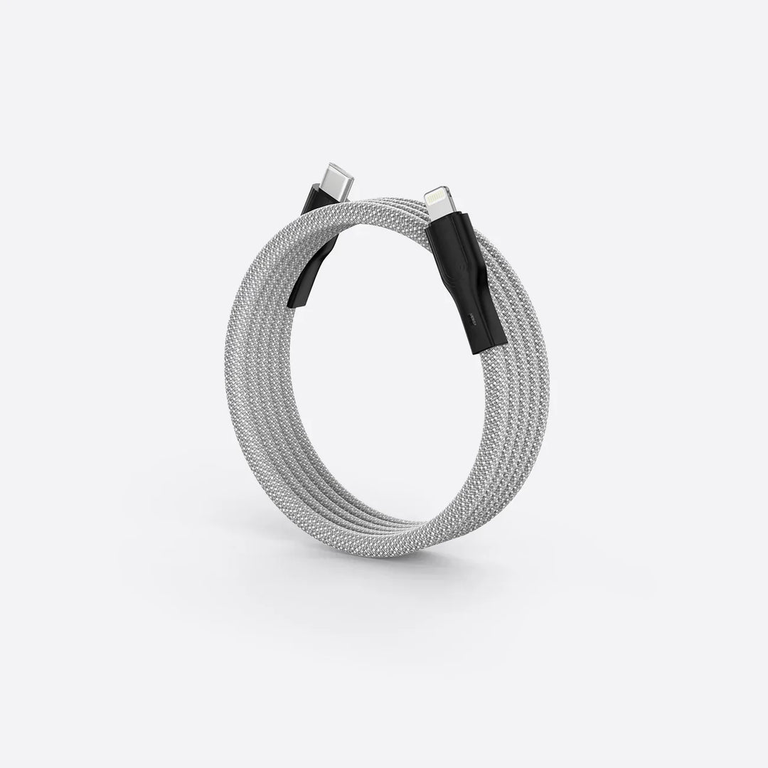 Compact and portable magnetic cable packaged for travel convenience