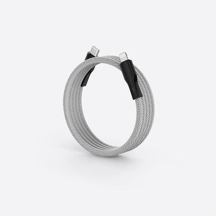 Compact and portable magnetic cable packaged for travel convenience