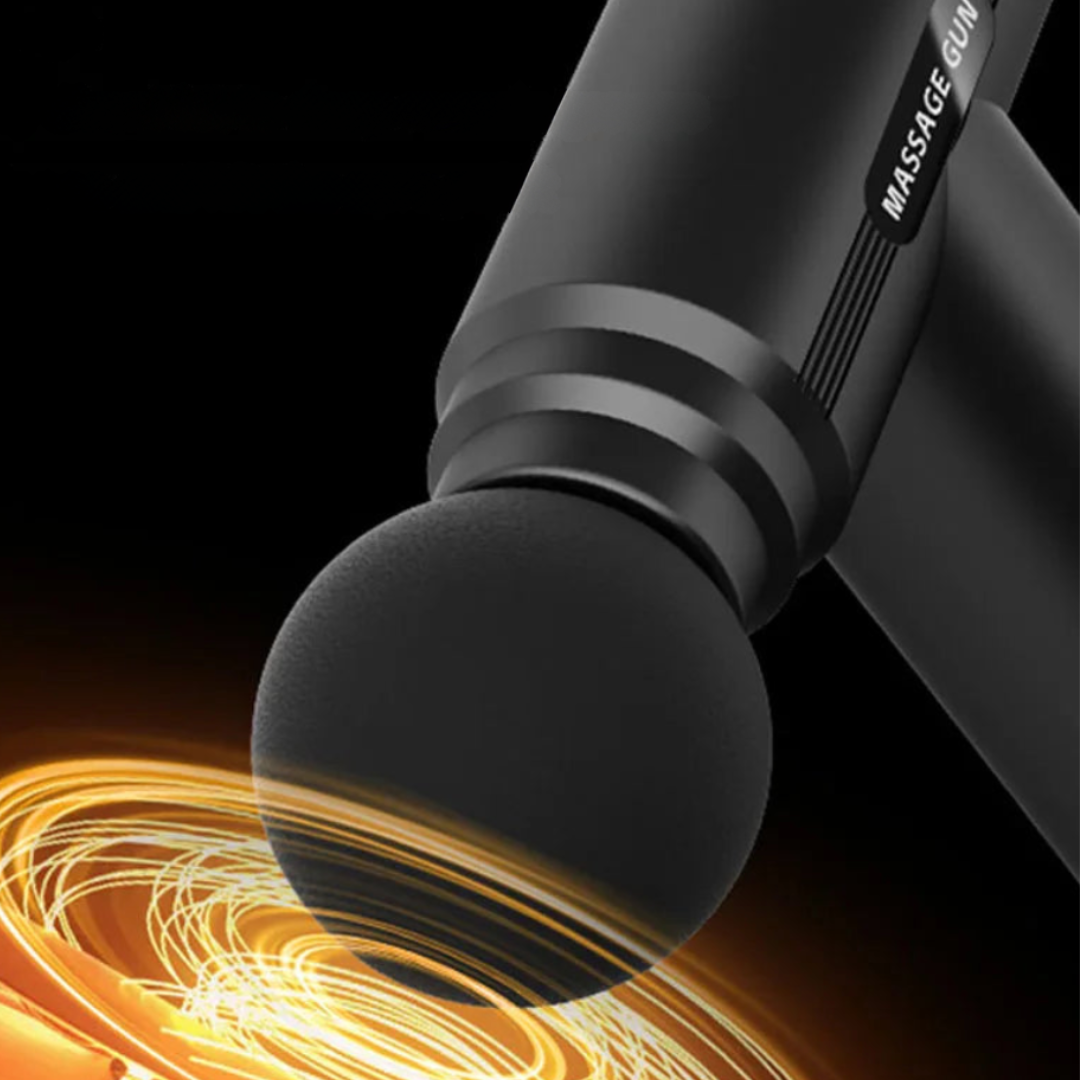 Mini fitness tool and portable massager demonstrating versatile trigger point therapy