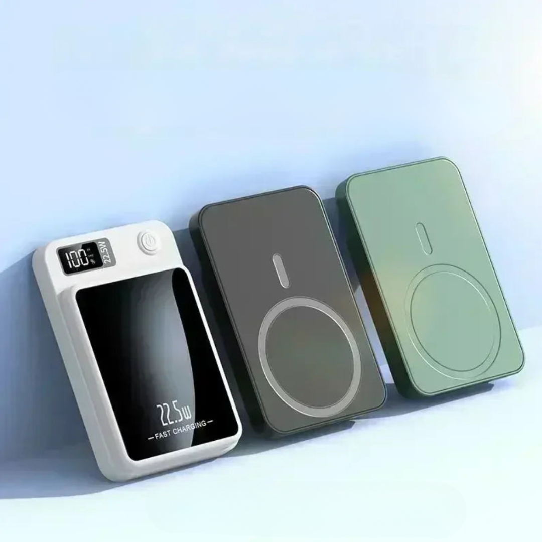 Digital display charger showing exact battery status on the portable power bank