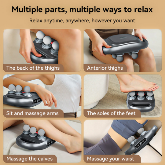 Back massager and body massager device for effective muscle tension relief