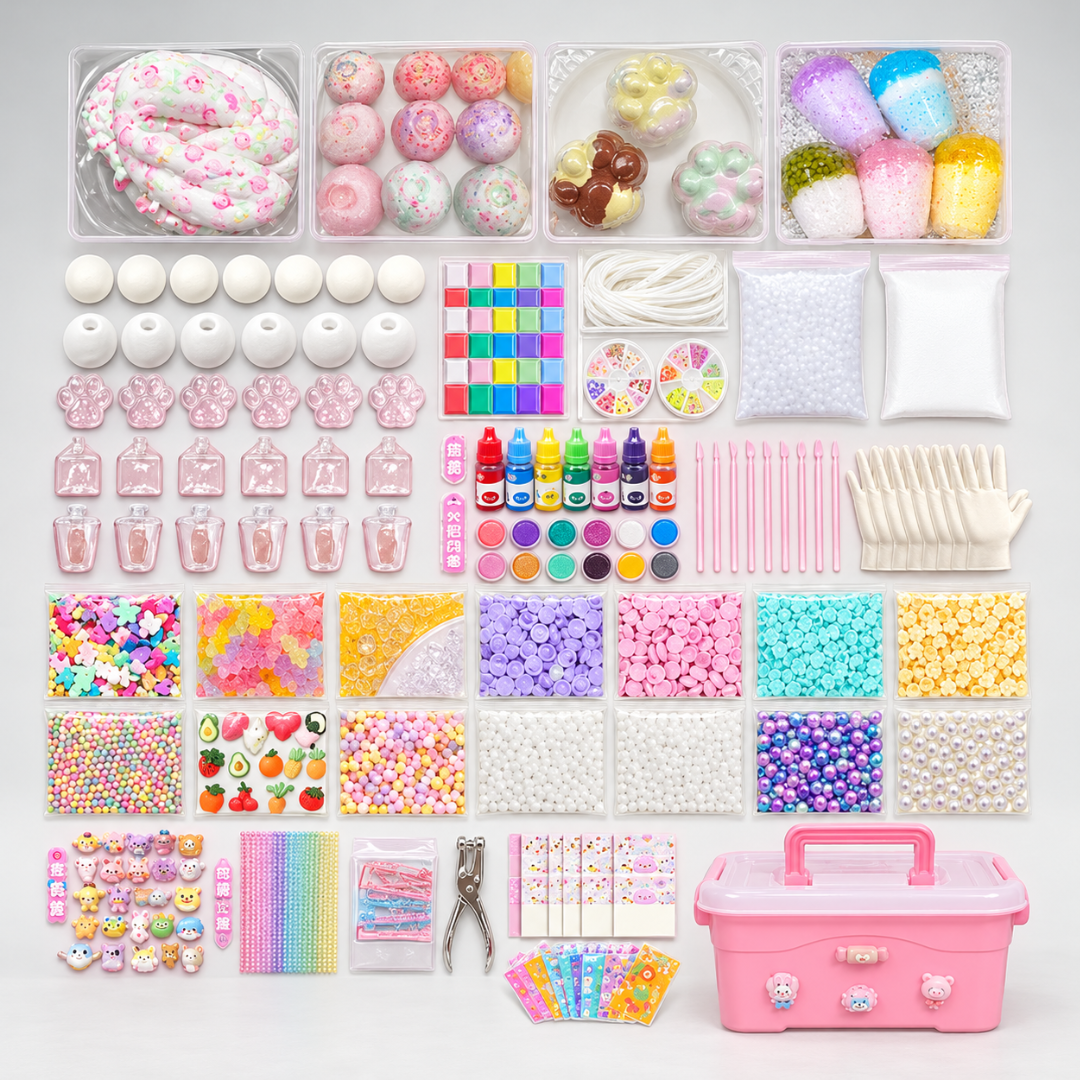 Kids DIY fidget craft kit for decorating and squeezing sensory play toys