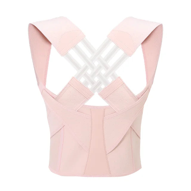 Packaged unisex posture corrector and back support belt ready for gifting