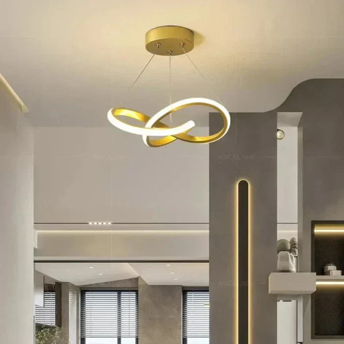 Ceiling light installed in hallway, demonstrating bright and even light distribution