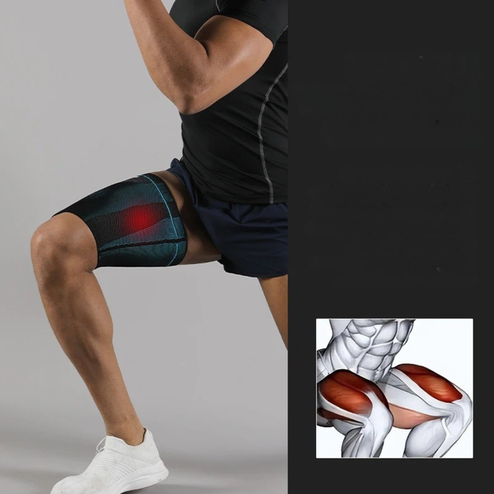 Durable muscle support wrap for active men and women during workouts
