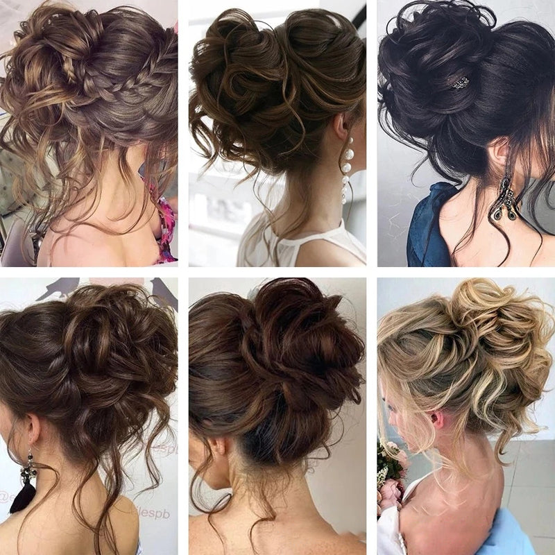 Trendy ponytail holder hair clip in neutral tones