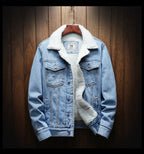Creston | Men’s Fur-Lined Denim Jacket