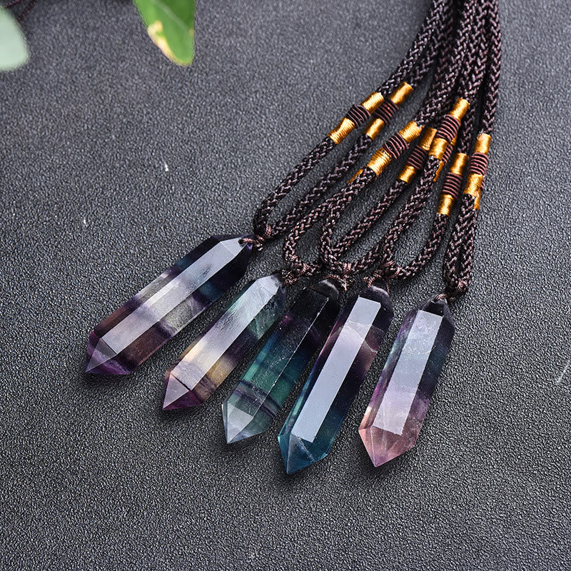 Complete natural gemstone jewelry set highlighting pendant details