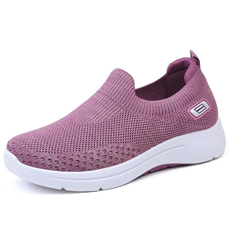 Top angle view showing cushioned insoles for plantar fasciitis relief