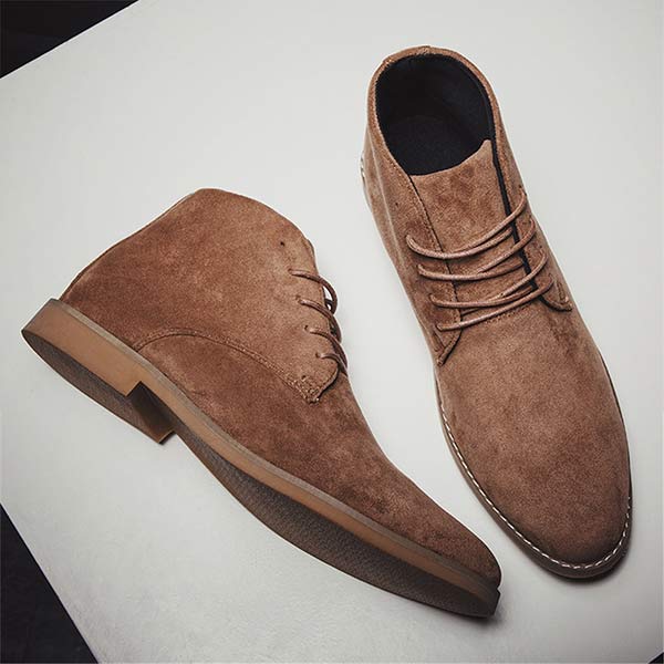 Full set of men's classic lace-up shoes in multiple color options