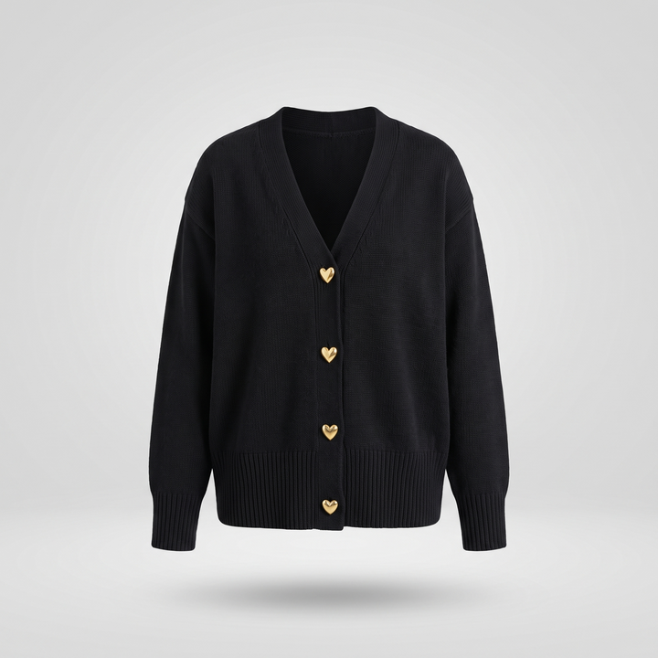 Flat lay of the trendy women's knit sweater and casual layering piece
