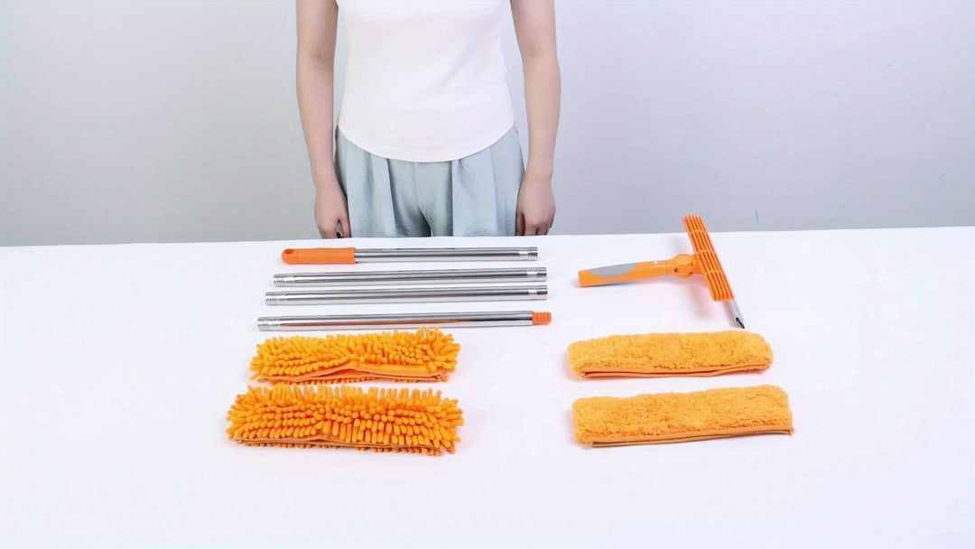 Durable rubber squeegee blade for streak free glass cleaning
