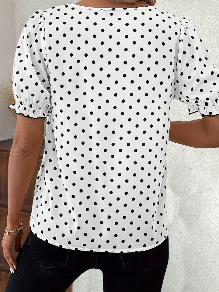 V-neck shirt styled for effortless everyday casual outfits