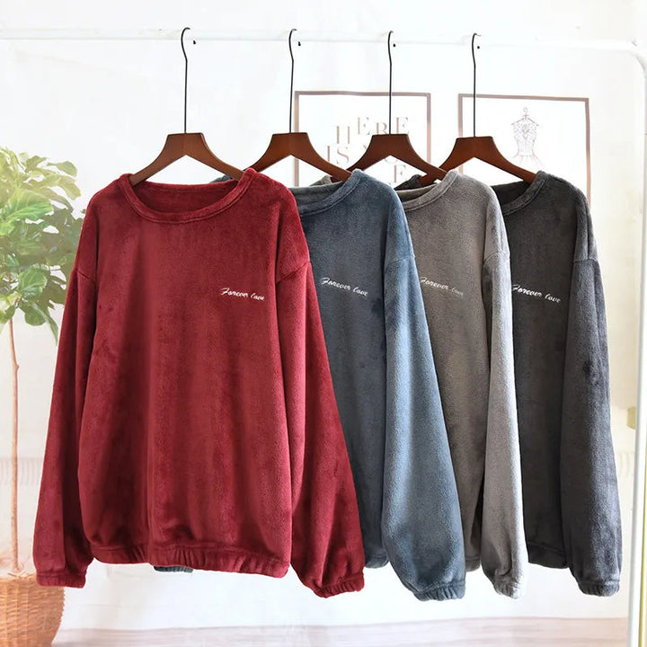 Complete men's warm winter pyjamas set for cozy nights in