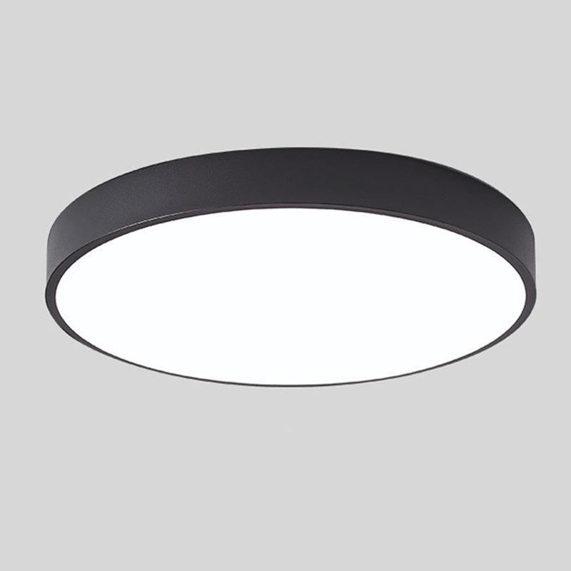 Detailed view of natural wood grain on the rim of the minimalist light fixture