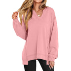 Preslee | Women’s Oversized V Neck Sweater