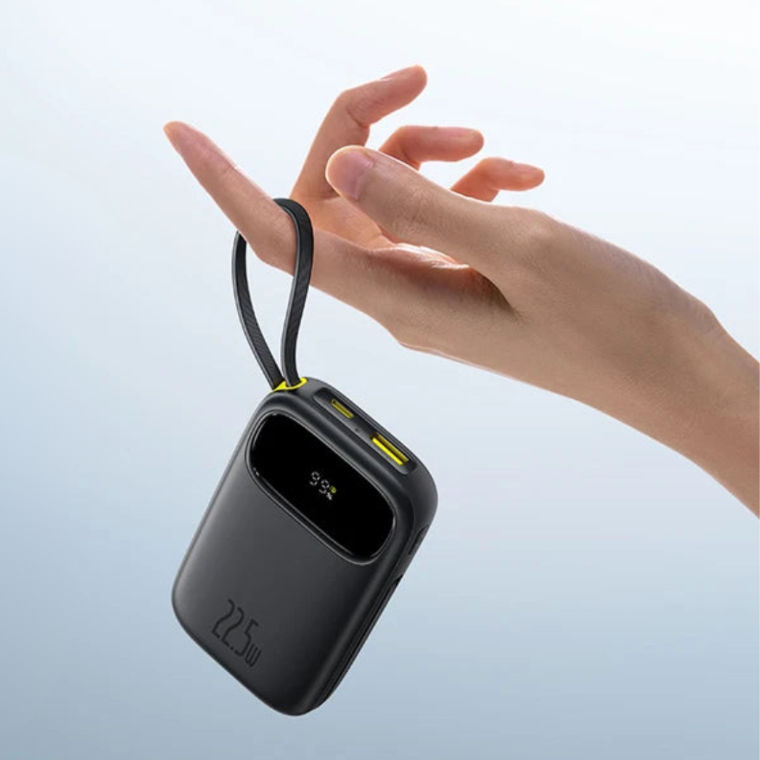 High-capacity mobile power bank packaged neatly in its retail presentation box