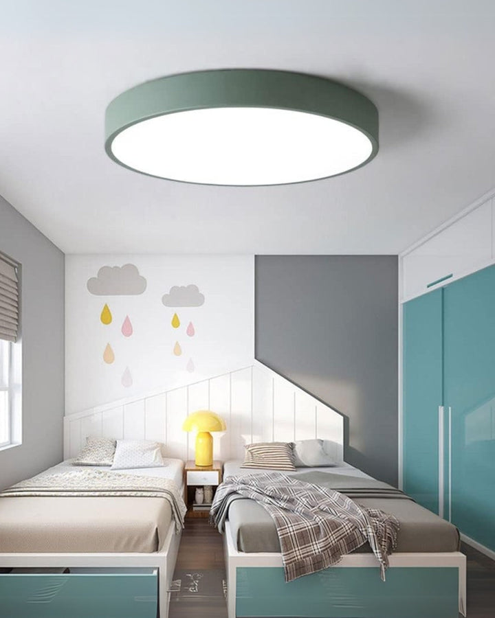 Minimalist home decor lighting fixture in a contemporary dining space
