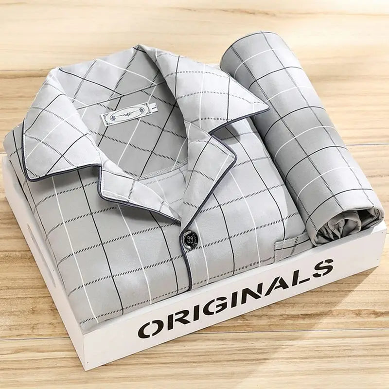 Mens loungewear set trousers waist detail, comfortable sleepwear