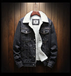 Creston | Men’s Fur-Lined Denim Jacket