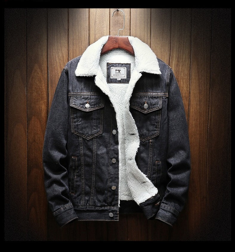 Creston | Men’s Fur-Lined Denim Jacket