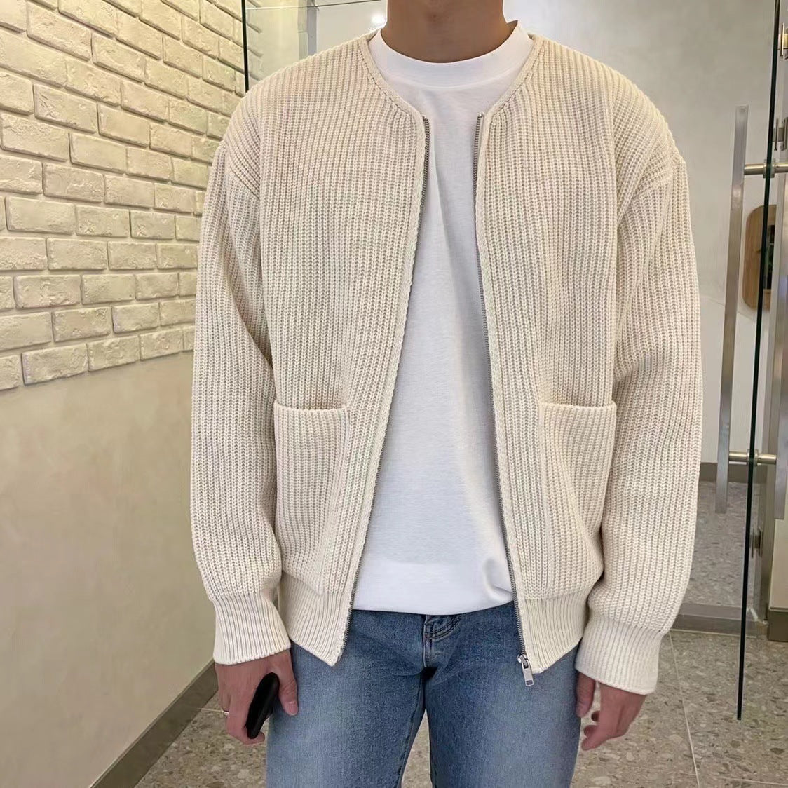 Sawyer | Men’s High-Collar Cardigan