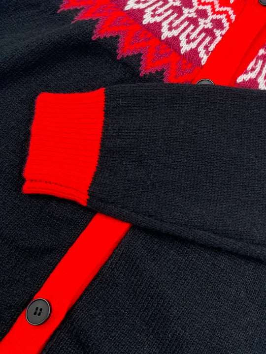 Mikhaela | Women’s Fair Isle Hooded Cardigan