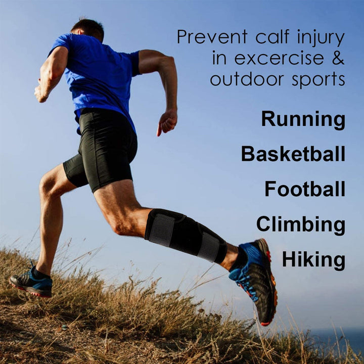 Unisex calf brace compression wrap for shin splint relief and muscle support