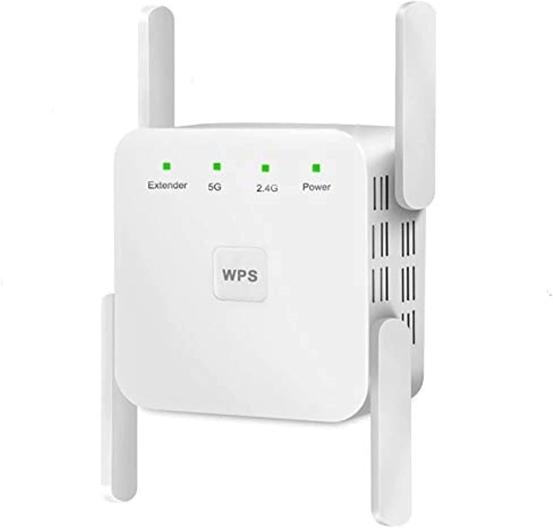 Smart home network extender side profile showing ethernet port connectivity