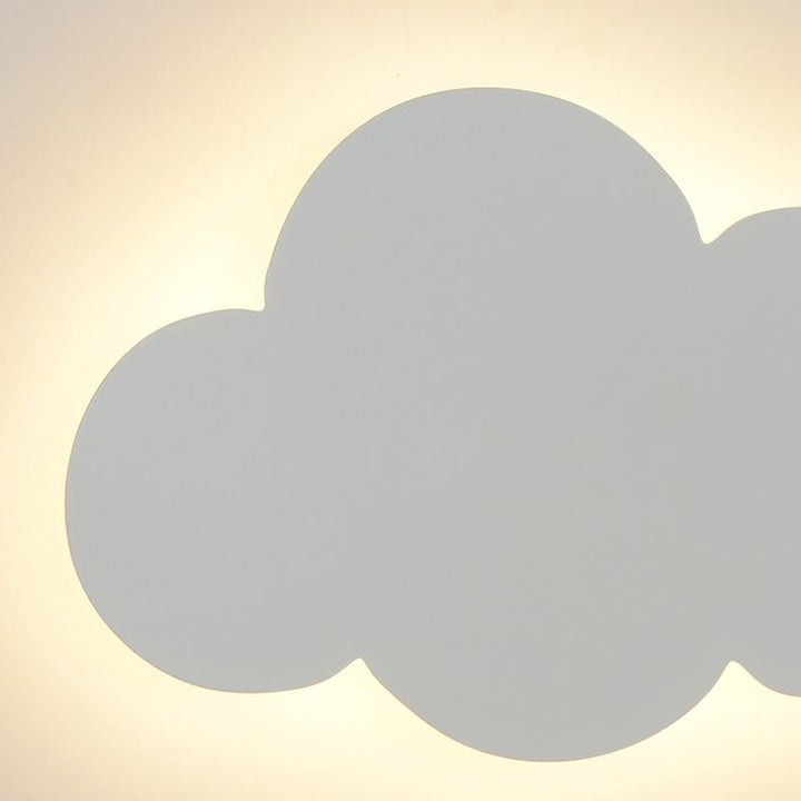 Interior design shot featuring the cloud-shaped indoor wall lamp in a hallway