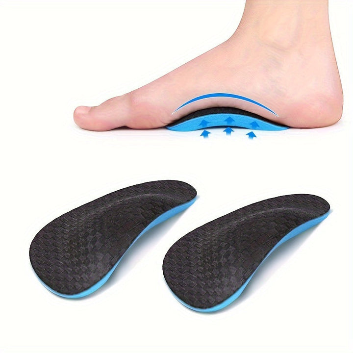 Breathable comfort insoles showing breathable mesh design for daily wear