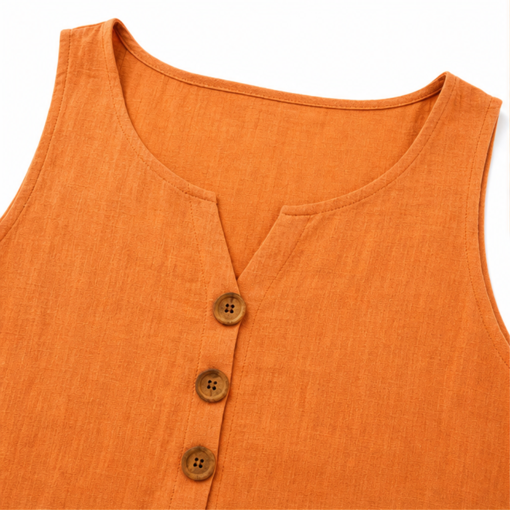Detailed shot of elastic waistband on relaxed fit summer shorts