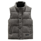 Ronan | Men’s Corduroy High-Collar Vest