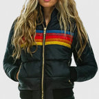Cersey | Women’s Colorblock Hooded Puffer Jacket