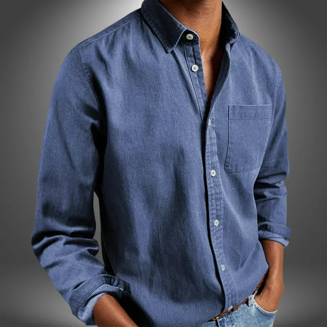 Pack of 4 men's casual button-up shirts in assorted colors