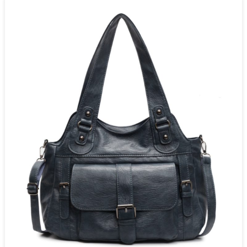Women's Vintage Elegance Tote Bag in Blue