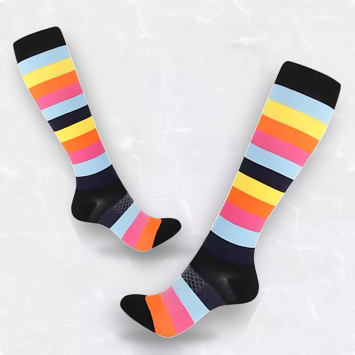 Womens athletic recovery socks with moisture control technology