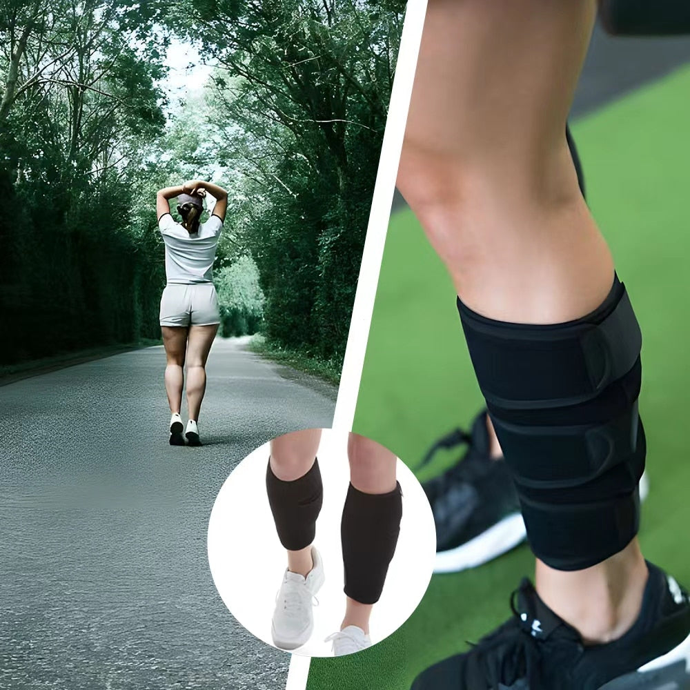 Durable calf brace designed for running and high-impact sports