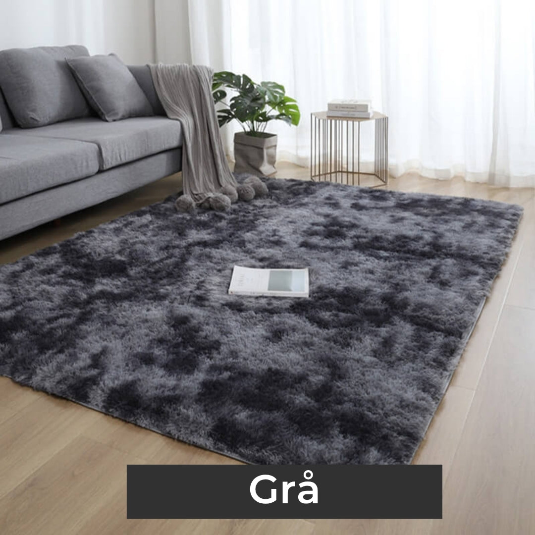 Modern interior design highlighting the plush texture of the bedroom rug