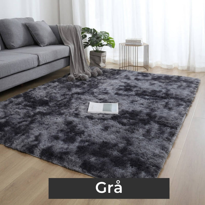 Modern interior design highlighting the plush texture of the bedroom rug