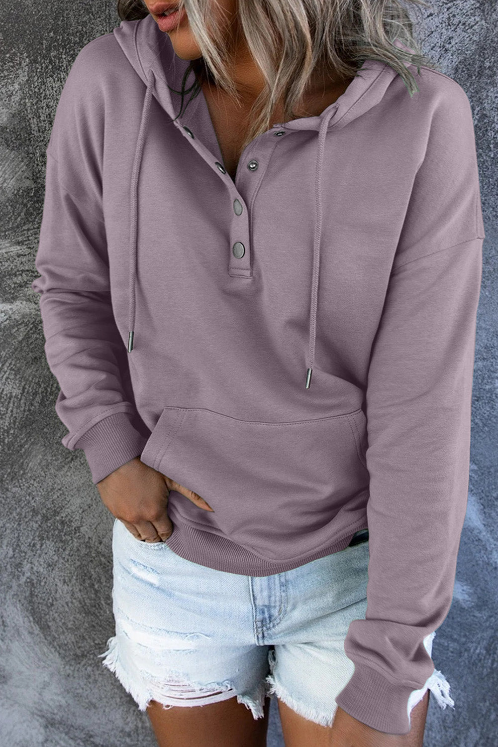 Women's Amara cosy hooded sweater in classic black